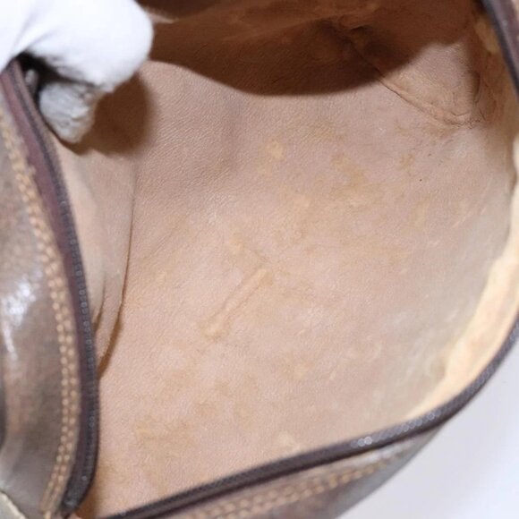 GUCCI GG Supreme Web Sherry Line Clutch Bag PVC Beige Gold 010 378 Auth BA4656 - Picture 16 of 16